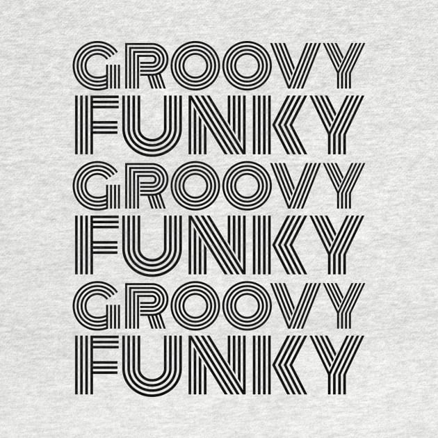 Groovy Funky Disco Black Font by HighBrowDesigns